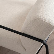 Fotel Eti Bergere White