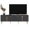Detas Anthracite TV asztal