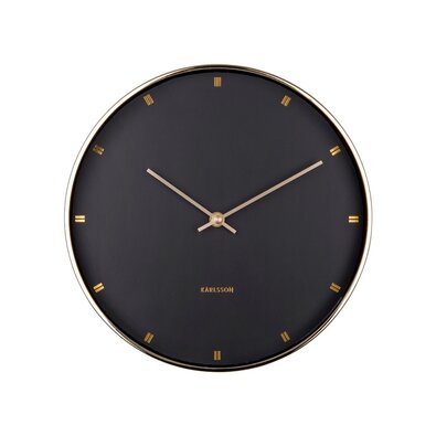 Karlsson KA5776BK Designové nástěnné hodiny, 27 cm