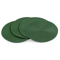 Suporturi farfurii Deco, rotunde, verde închis,, 35 cm, set 4 buc. Suporturi farfurii Deco, rotunde, verde închis,, 35 cm, set 4 buc.