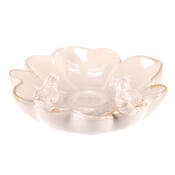 Pitnik za ptice Cvet, bel, 25 x 26 x 11 cm
