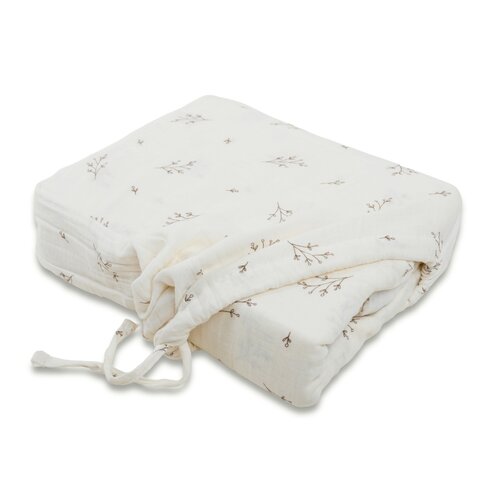 Matex Musselin-Bettwäsche „Zweiglein“, 140 x 200 cm, 70 x 90 cm