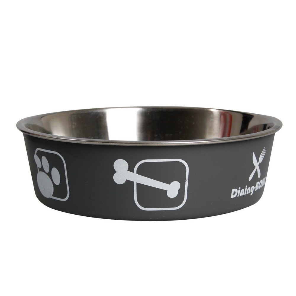 Karlie-Flamingo Nerezová miska s plastovým opláštením, 300 ml