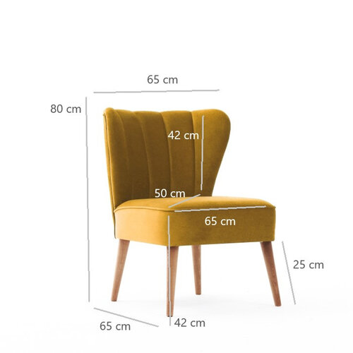 Sessel Layla Gold