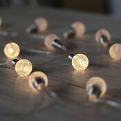 DecoKing Lampki Kulki ciepła biała, 20 LED