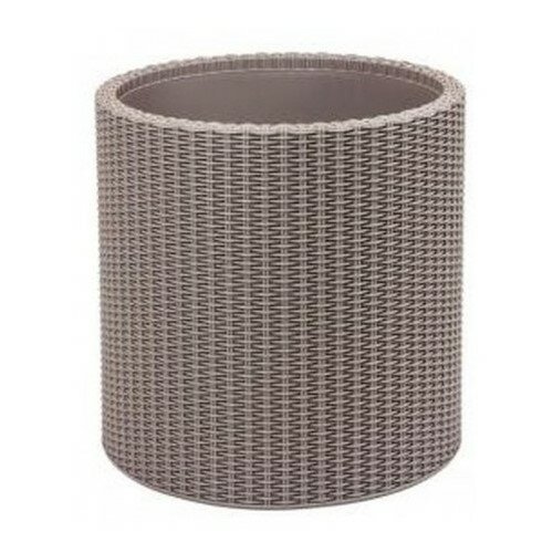 Keter Cylinder Planter S siva, 7 l, 28 x 28 x 28,3cm