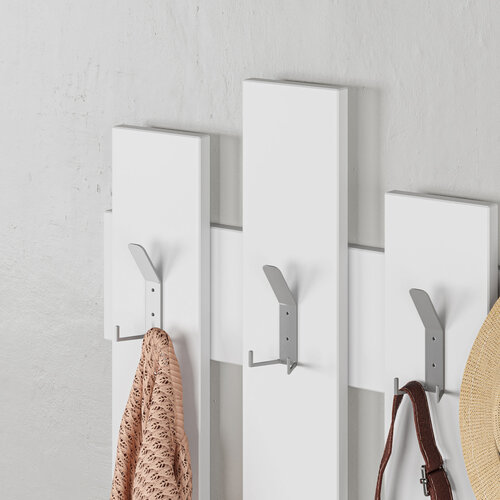 Wandgarderobe Wave White