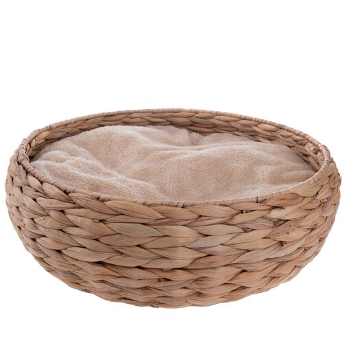 Gestricktes Katzenbett Beige, 43 x 15 cm