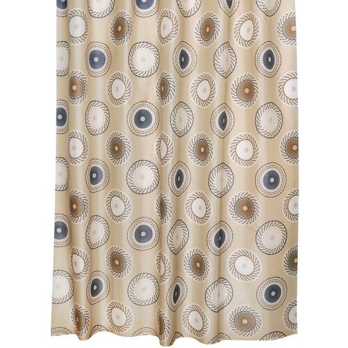 Bellatex Tuš zavesa Kola rjava, 180 x 200 cm