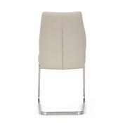 Scaun de dining din piele ecologică DCL-D1277 CRM,crem