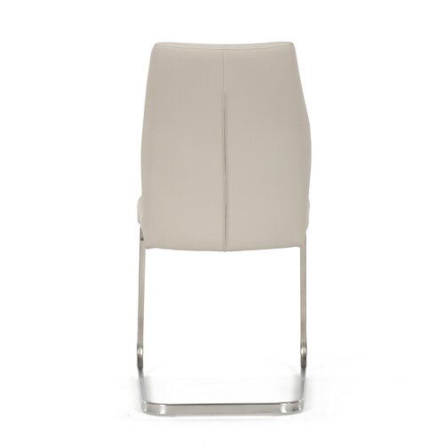 Scaun din piele ecologică DCL-D1277 CRM, crem
