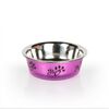 Tommi Miska pentru câini Crystal roz, 0,45 l, 14 x5 cm