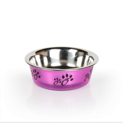 Tommi Miska pentru câini Crystal roz, 0,45 l, 14 x5 cm
