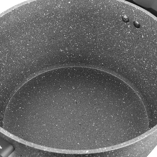 Florina Lava Stone MG lonec s pokrovom, 24 cm, 4l, siva