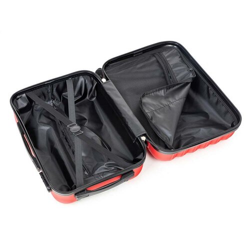 Pretty UP Hartschalenkoffer ABS25 klein, 50 x 35 x 23 cm, rot
