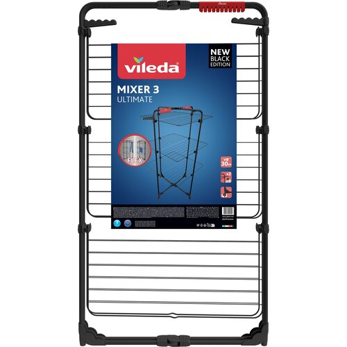 Vileda Mixer 3 ruhaszárító, 30 m, fekete