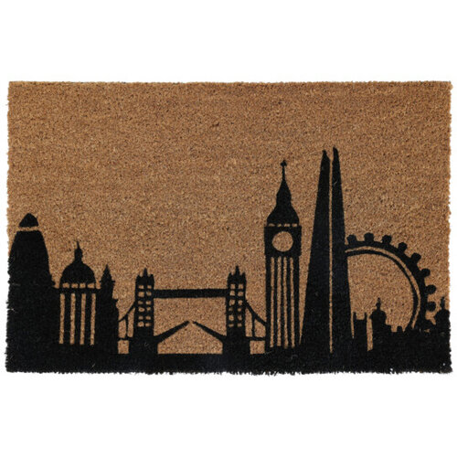 Вуличний кокосовий килимок для дверей London, 39 x 53 cm