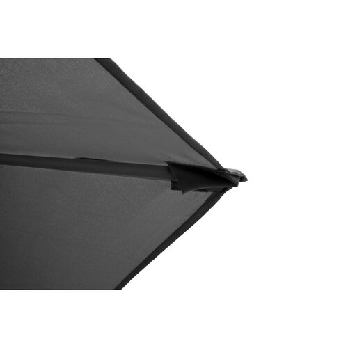 Happy Green Umbrelă de soare cu mâner, gri închis,diametru 230 cm