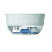 Samozavlažovací květináč Rattan Natura Line hnědá, pr. 30 cm