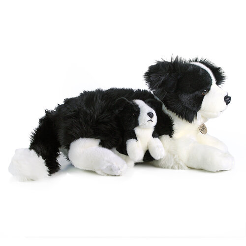 Rappa Pluszowy pies Border Kolie ze szczenięciem, 45 cm