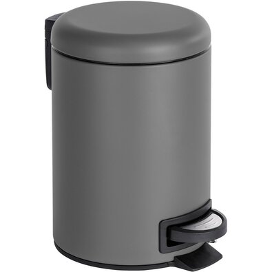 Wenko Pedálový odpadkový koš Leman 3 l, šedá
