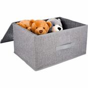 Skládací úložný box s odklopným víkem 44 × 33 × 22 cm
