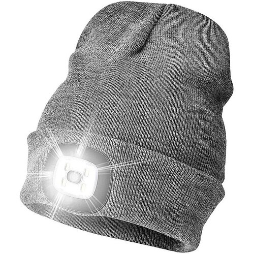 Sharks Čiapka s LED svetlom, sivá