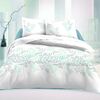 Lenjerie de pat din satin Victoria Luxury Collect on, alb, 2 persoane, 240 x 200 cm, 70 x 90 cm