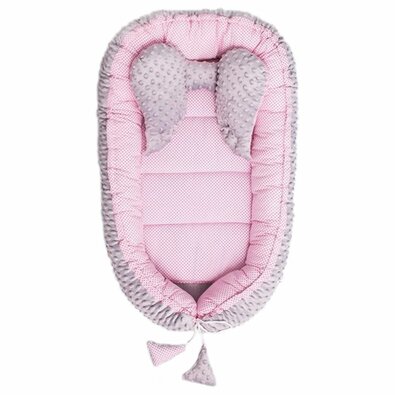 Belisima Гніздечко для немовляти Minky Sweet Baby, рожевий