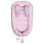 Belisima Кокон-гніздечко для немовляти Minky Sweet Baby, рожевий
