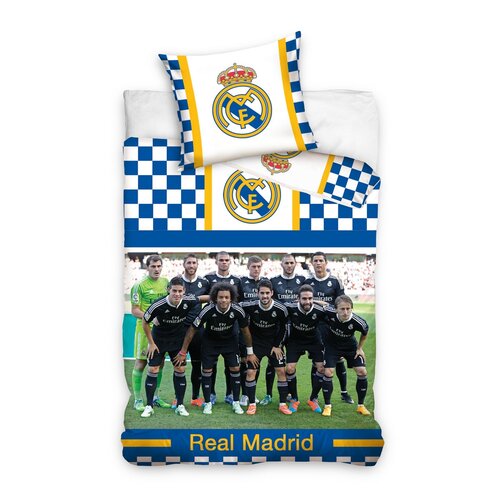 Bavlnené obliečky Real Madrid Hráči, 140 x 200 cm, 70 x 80 cm
