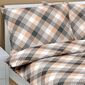 Bellatex Бавовняна постільна білизна Клітинка сірий, бежевий, 140 x 220 см, 70 x 90 см