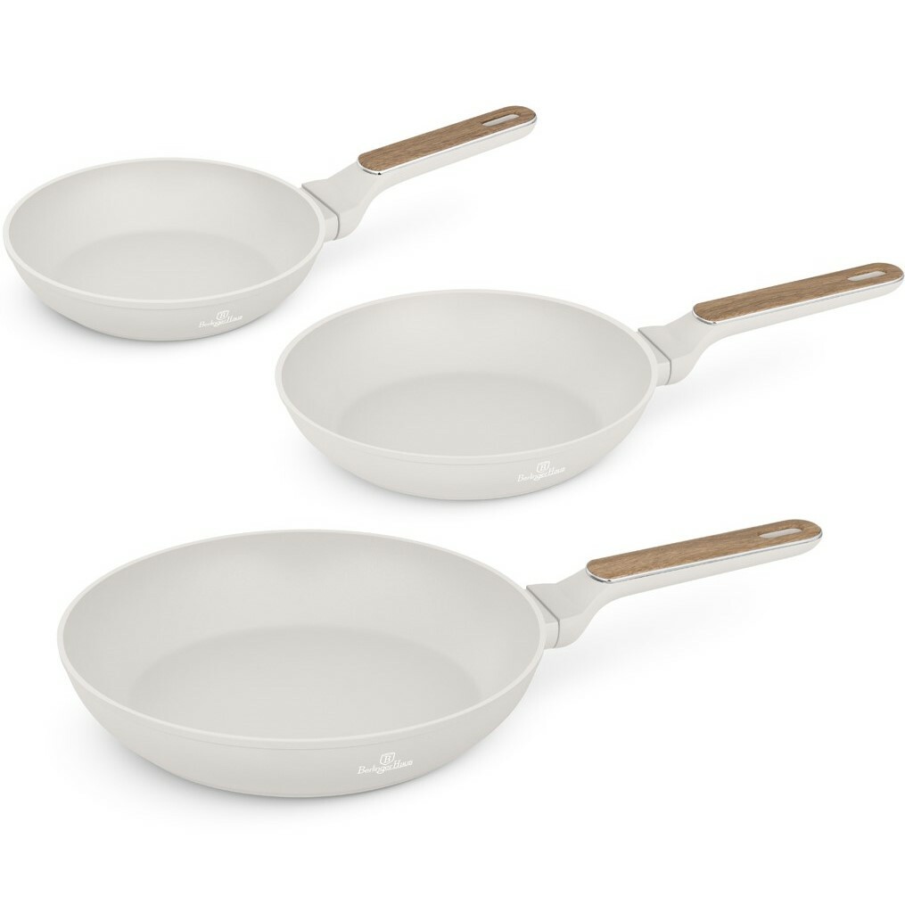 BerlingerHaus Sada pánví s titanovým povrchem Sahara Nordic, 3 ks