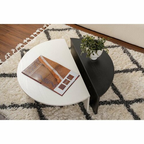 Stolik konferencyjny Orion White and Black
