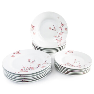 Set masă 18 piese Sakura