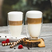 4Home termo skodelice za latte Hot&Cool 410ml, 2 kos