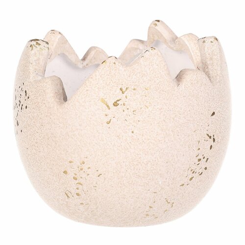 Vase de ceramică pentru flori Coajă în picioare,13 x 13 x 11 cm