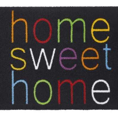 Vnitřní rohožka Home sweet home, barevná