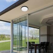Rabalux 7407 venkovní/koupelnové nástěnné/stropní LED svítidlo Hort, černá