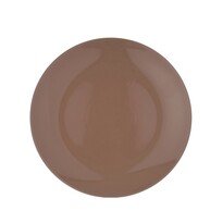 Orion Sada keramických dezertních talířů Alfa 21 cm, hnědá, 6 ks