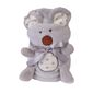 Babymatex Kinderdecke Willy Koala, 85 x 100 cmgrau  ,