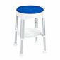 SAPHO A0050401 Handicap otočná stolička, nastavitelná výška, bílá/modrá