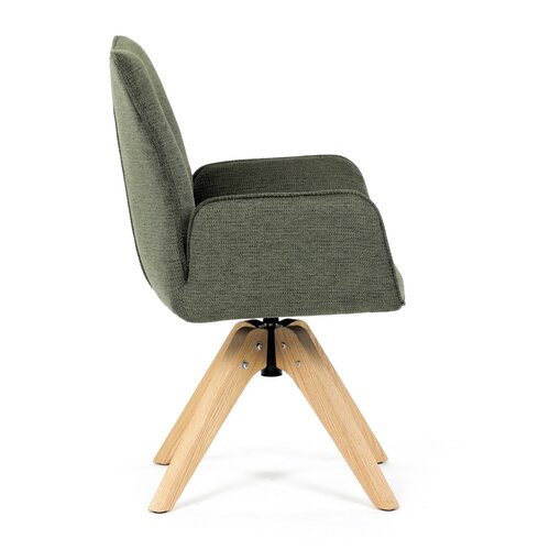 Scaun de sufragerie DCH-C2148 GRN2 cu materialimpermeabil