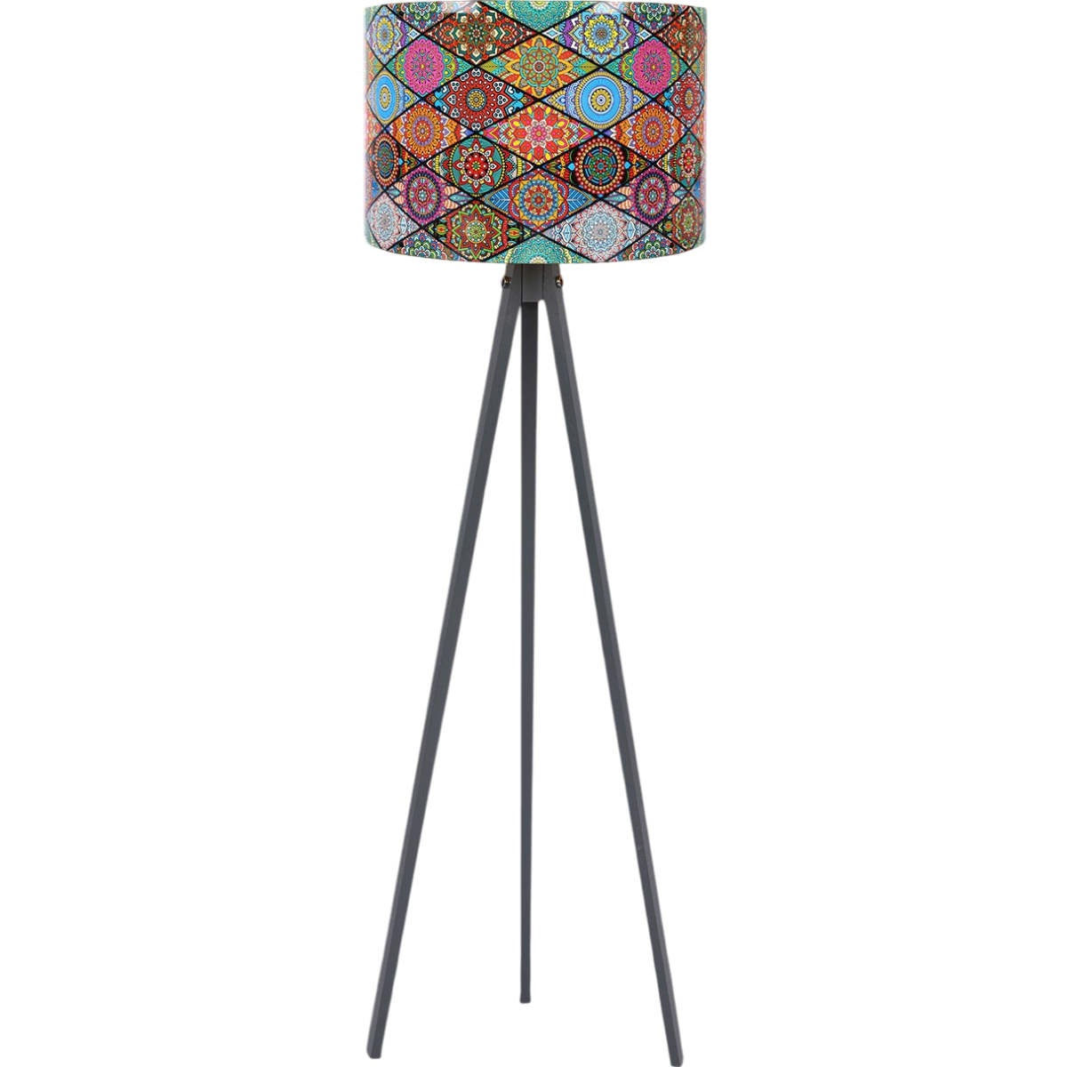 Lampa stojąca Mandala 136, szary