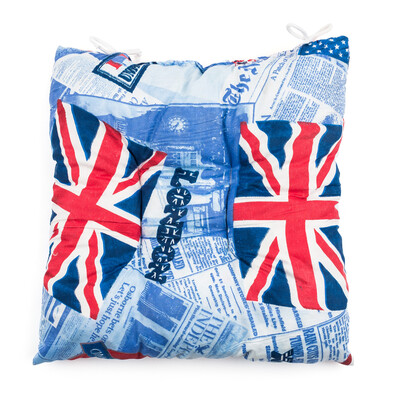 Siedzisko Citi niebieskie, 40 x 40 cm