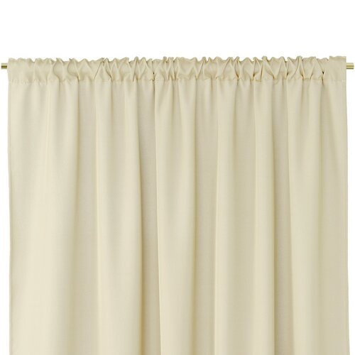 Restilo Oxford Pleat függöny, bézs, 140 x 250 cm