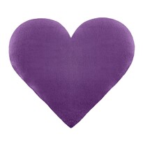 Bellatex Фігурна подушка Серце фіолетова, 42 x 48 см