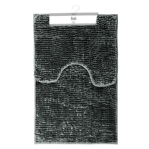 Restilo Set de covorașe baie Bati negru, 2 buc 50 x 80 cm, 40 x 50 cm