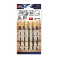 Asist 05-5104 fűrészlapok egyenes vonalú fűrészhez fára, 5 db Asist 05-5104 fűrészlapok egyenes vonalú fűrészhez fára, 5 db