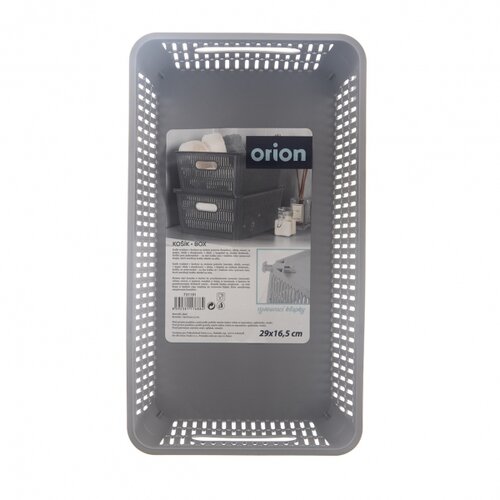 Orion Plastični zložljivi koš NESTA, 29 x 16,5 x11,5 cm, siva